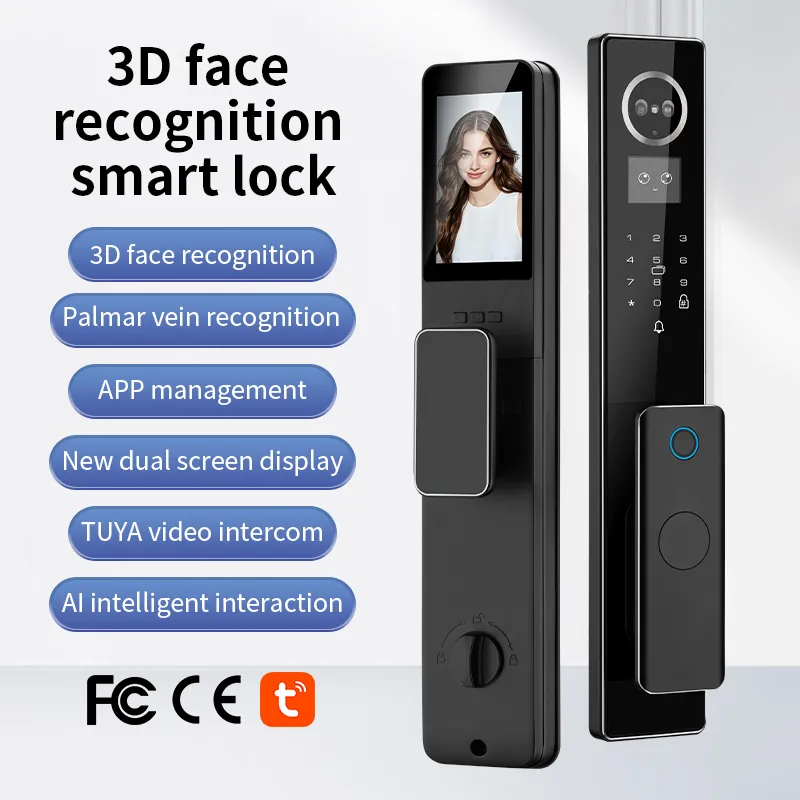 ¿Cómo transforma la cerradura inteligente con IA totalmente automática AIC618 la seguridad del hogar?